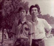 Jul. 1983 in Beijing Accompanying His Son to Take College-entrance Exam 